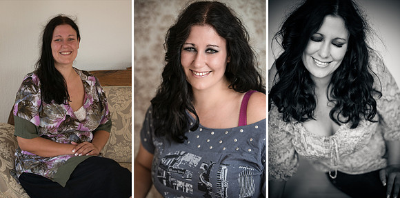Before and after - make over