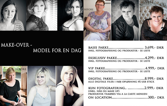 MODEL FOR EN DAG - MAKE-OVER